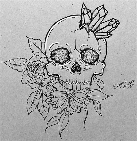Get tips on how to create well-proportioned and cartoonish skulls with reference photos and shading. . Skull drawing ideas